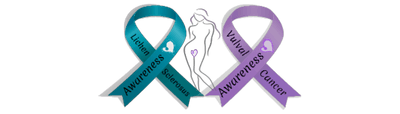 Lichen Sclerosus & Vulval cancer UK Awareness logo